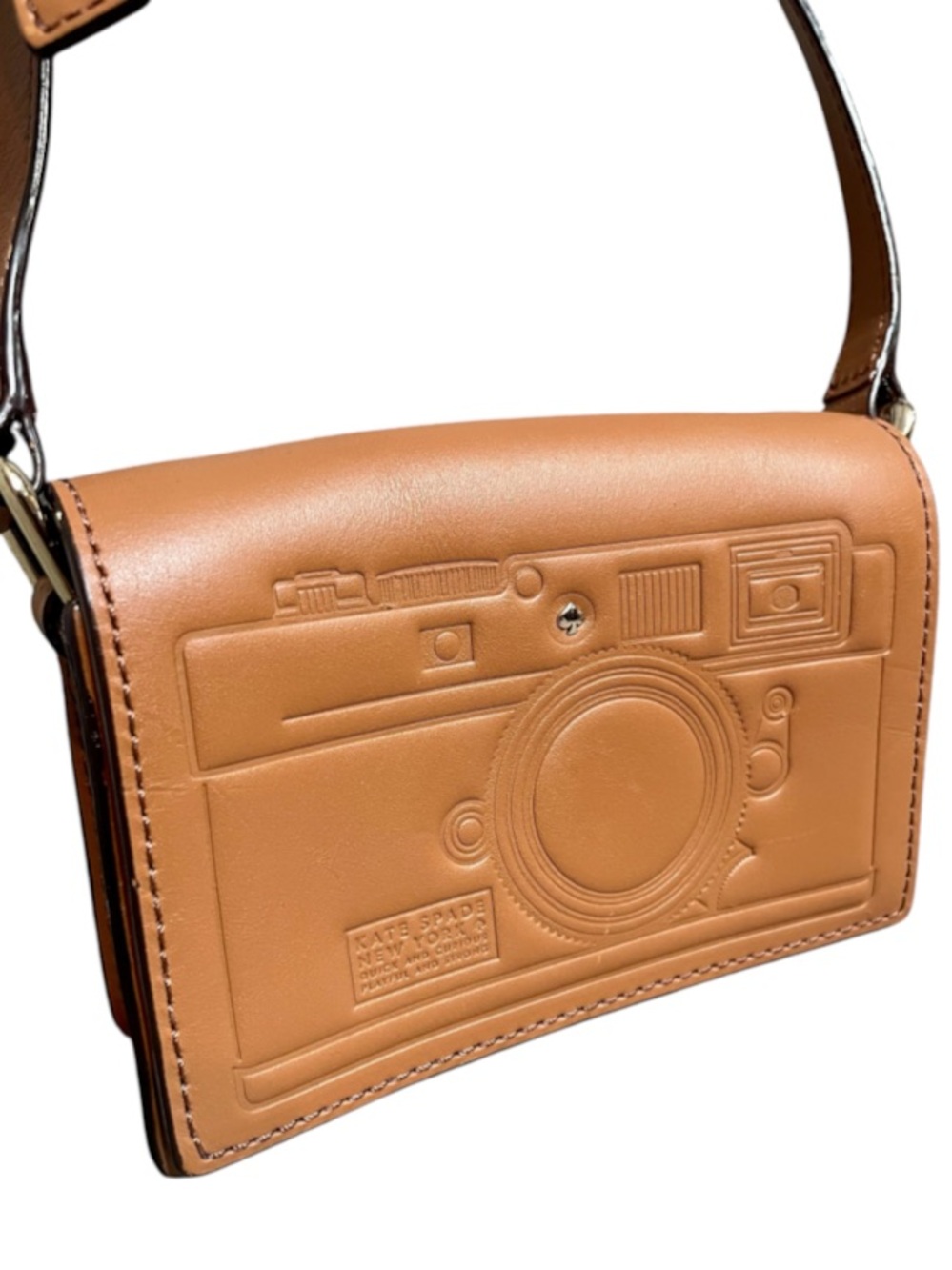 Kate Spade Limited Edition Pocomo Gwen Snapshot Camera Novelty Crossbody Bag